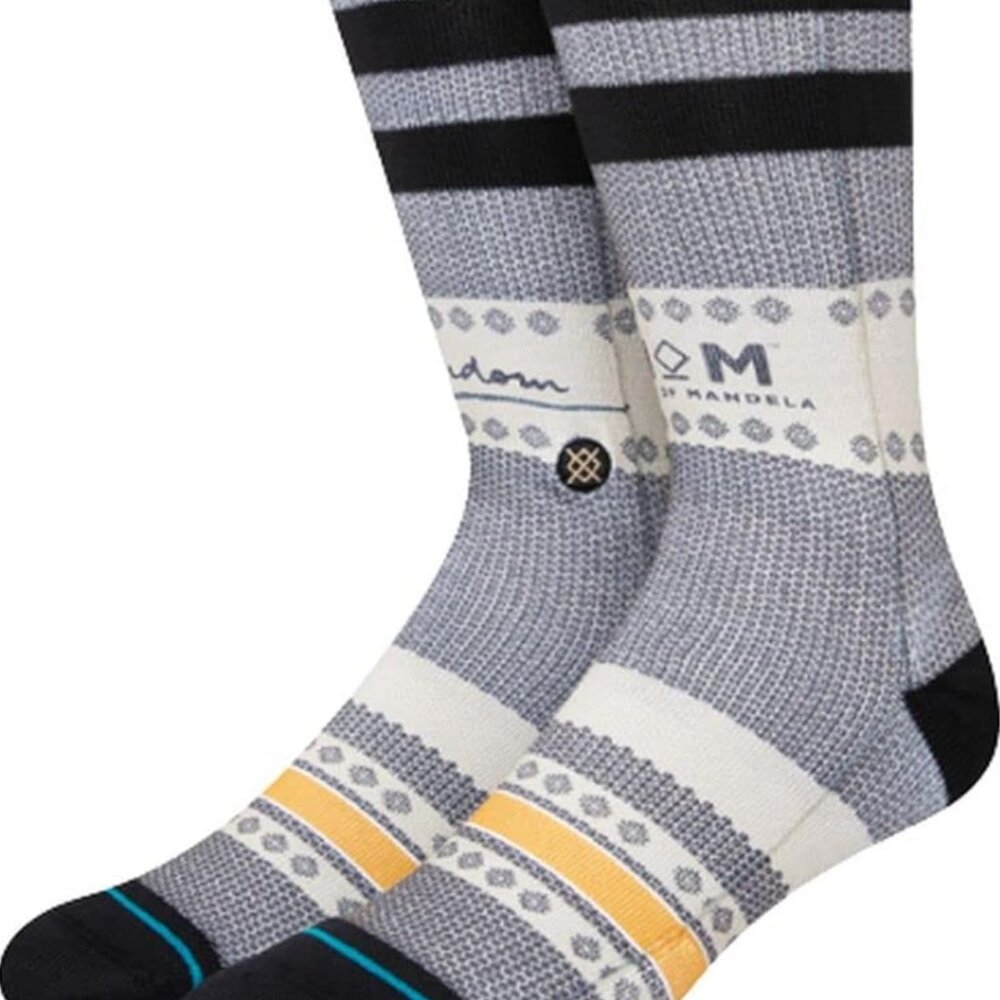 Stance Freedom Mandella Black LG Socks